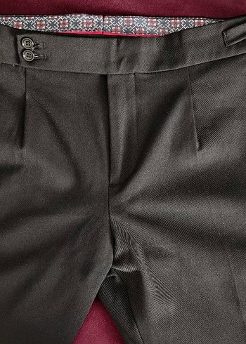 Siyah Erkek Ofis Pantolonu Tokalı - Görsel 3