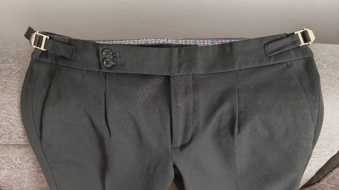 Siyah Erkek Ofis Pantolonu Tokalı - Görsel 4