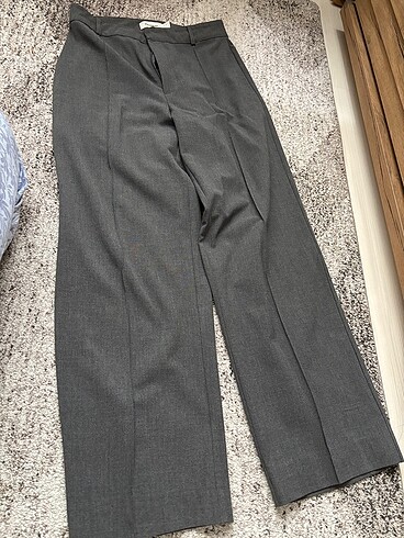 38 Beden gri Renk Pull and bear pantolon palazzo