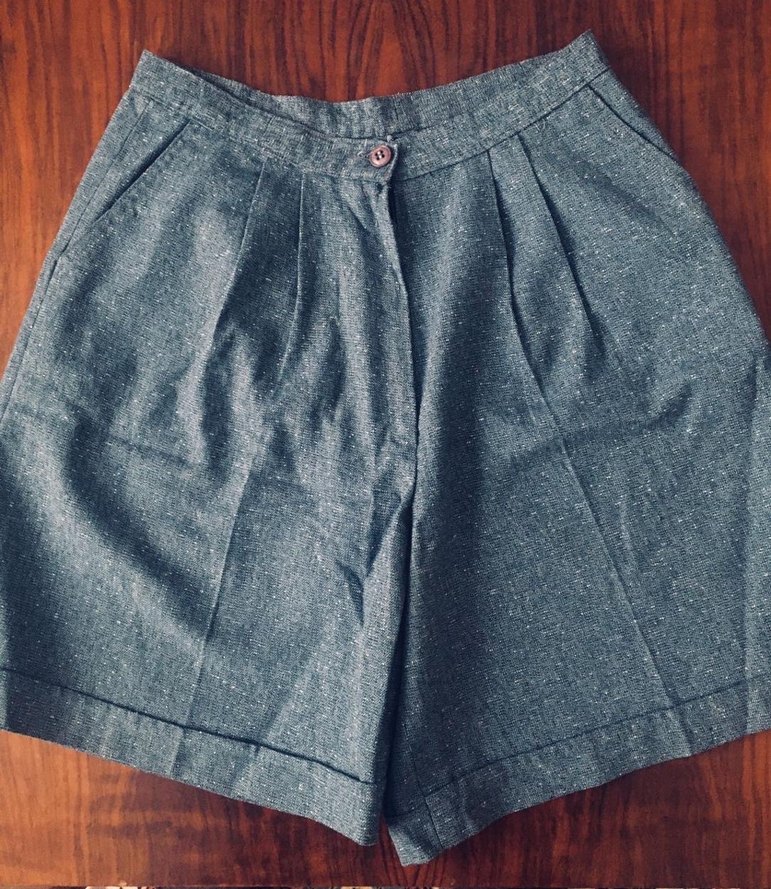 Düğmeli Gri Yün Yelek - Görsel 4