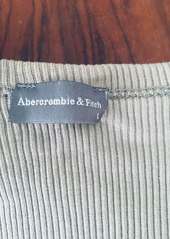 Abercrombie & Fitch Düğmeli Gri Kadın Hırka - Görsel 3