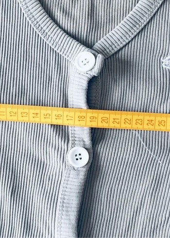 Abercrombie & Fitch Düğmeli Gri Kadın Hırka - Görsel 5