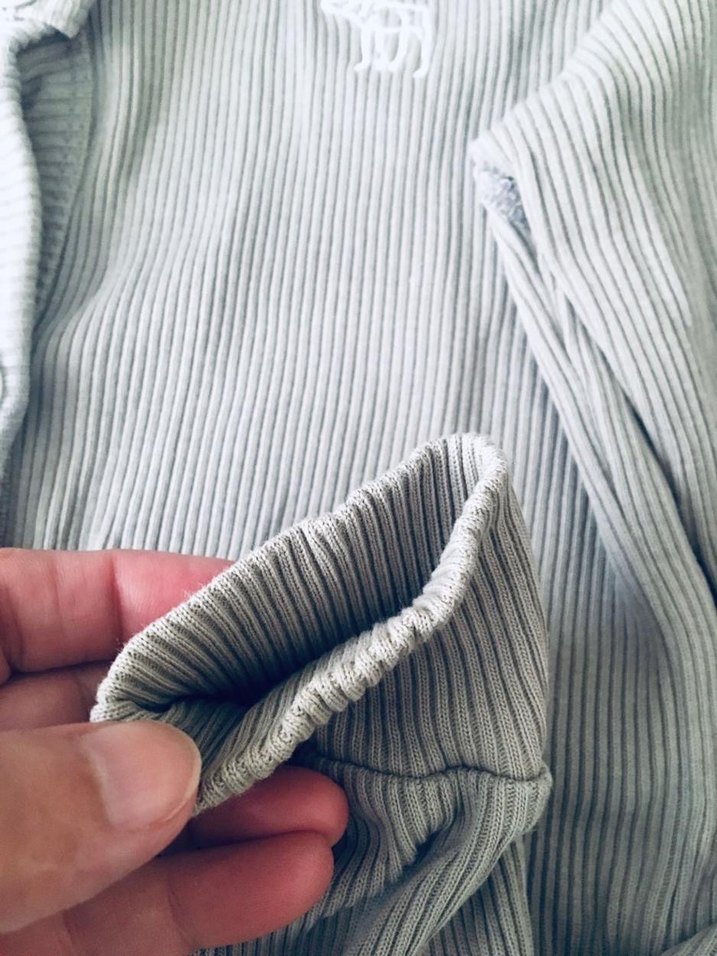 Abercrombie & Fitch Düğmeli Gri Kadın Hırka - Görsel 4