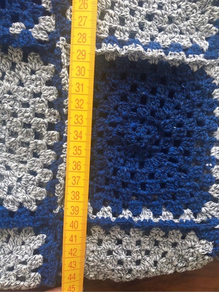 Bohem Kareli Örgü Kadın Çanta - Görsel 4