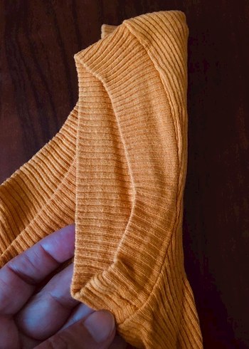 Bej Kadın Fitted Midi Kolsuz Tişört - Görsel 6