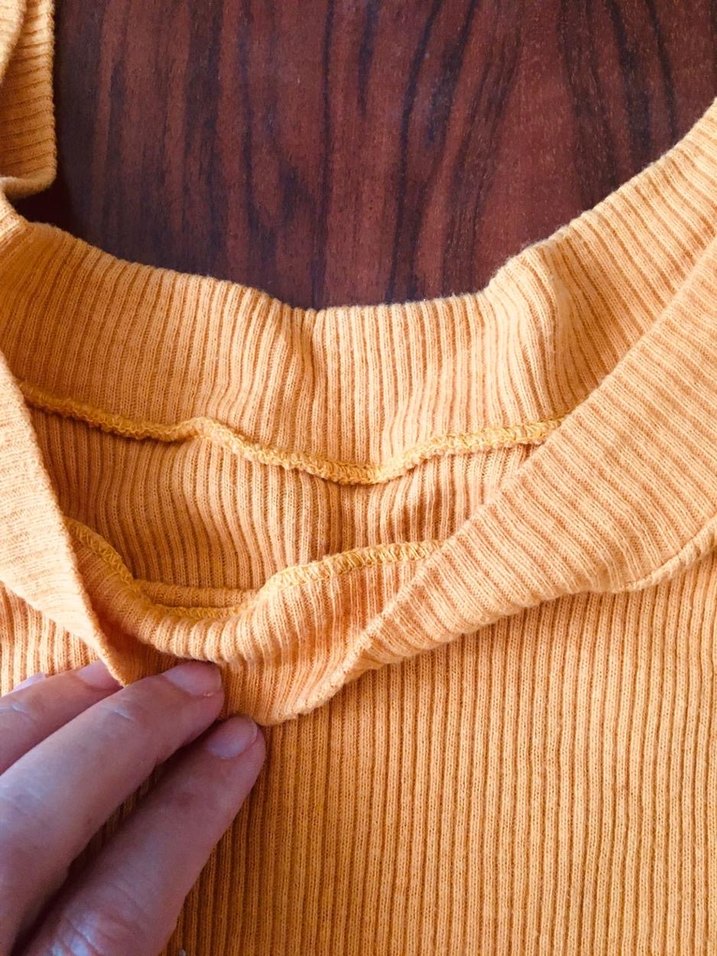 Bej Kadın Fitted Midi Kolsuz Tişört - Görsel 5