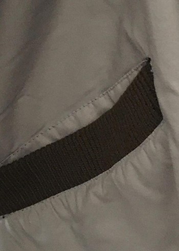 Gri Fermuarlı Erkek Midi Mont - Görsel 8