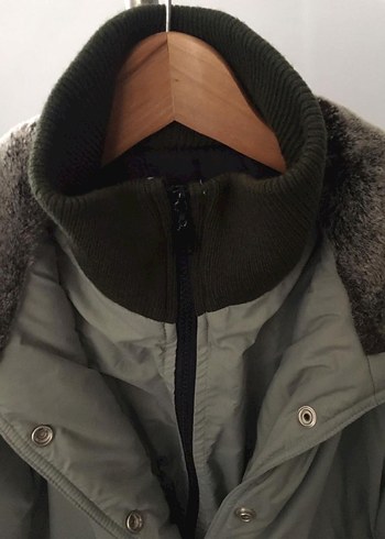 Gri Fermuarlı Erkek Midi Mont - Görsel 3