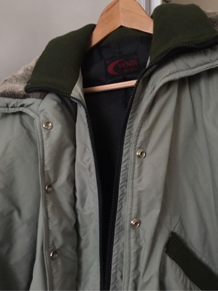 Gri Fermuarlı Erkek Midi Mont - Görsel 5