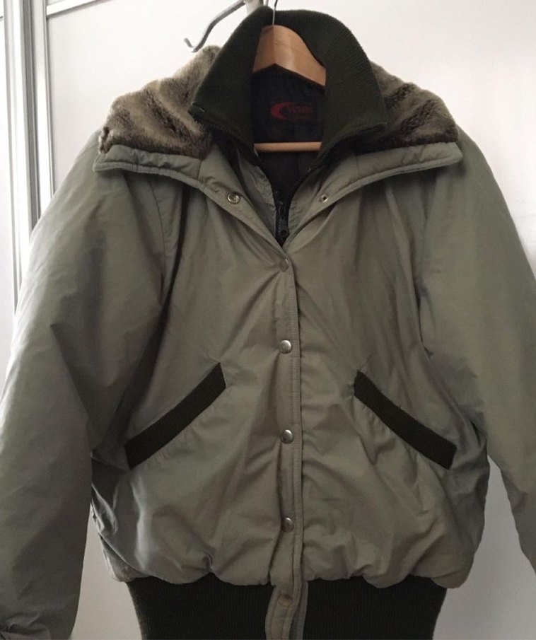 Gri Fermuarlı Erkek Midi Mont - Görsel 4