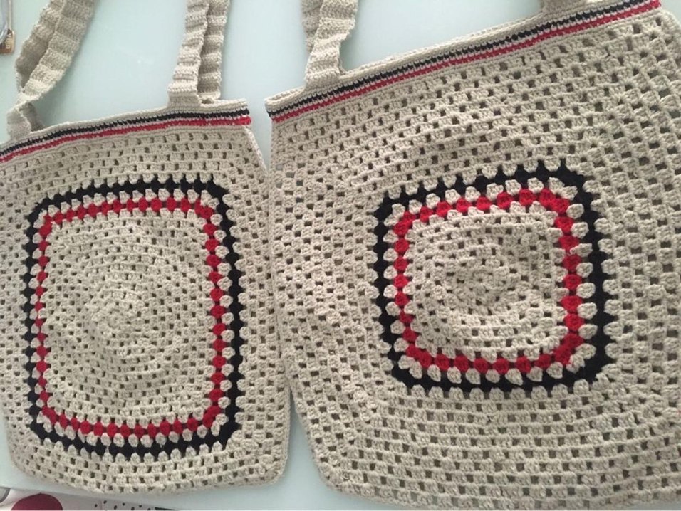 Bohem Örgü Kadın Çanta - Görsel 3