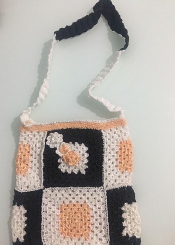 Örgü Bohem Kadın Çanta - Görsel 3