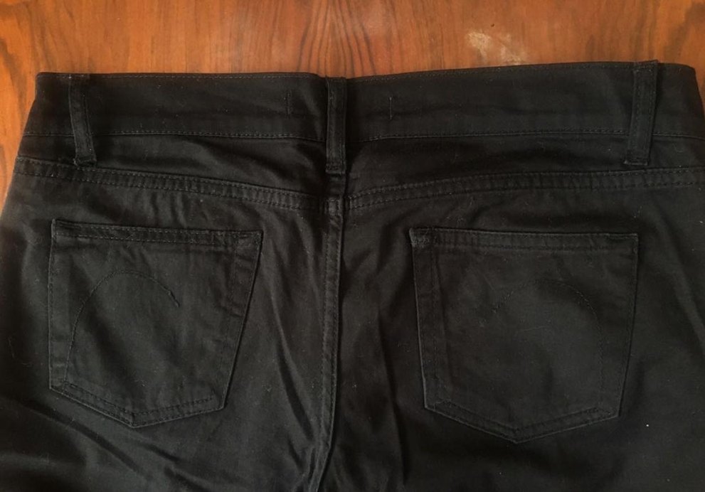 Kadın Siyah keten Pantolon - Görsel 3