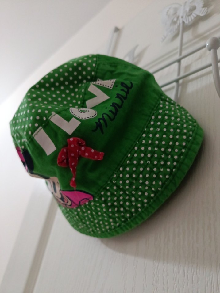 Yeşil Baskılı Çocuk Şapkası 50 cm - Görsel 3