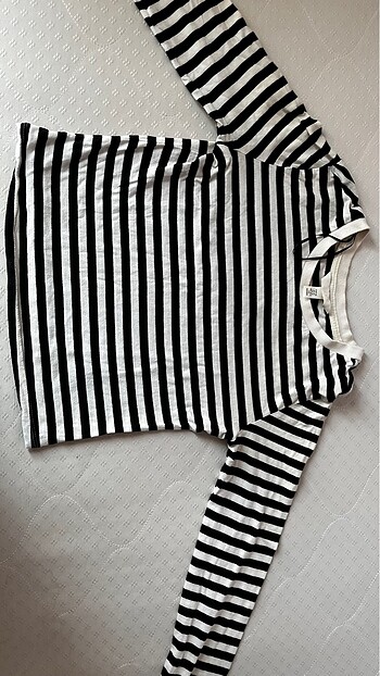 H&M hm uzun kollu tshirt