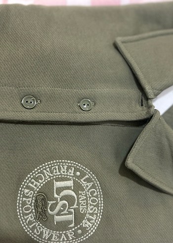 Düğmeli Kapüşonsuz kafın Sweatshirt Khaki - Görsel 7