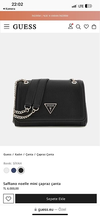 Guess orjinal yeni sezon çanta