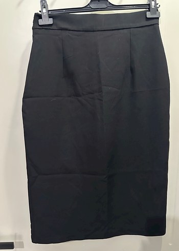 Kadın Siyah Midi Kalem Etek - Görsel 3