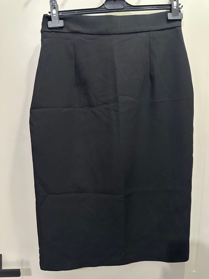 Kadın Siyah Midi Kalem Etek - Görsel 3