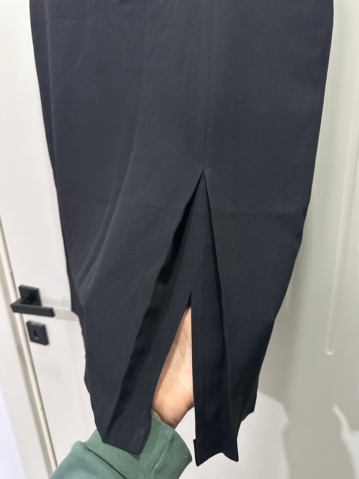 Kadın Siyah Midi Kalem Etek - Görsel 2