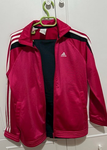 Pembe Adidas Fermuarlı eşofman takımı 13-14 yaş