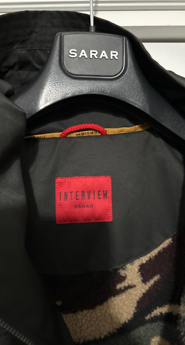 Sarar Erkek Siyah Midi Sokak Tarzı Kemerli Mont - Görsel 3