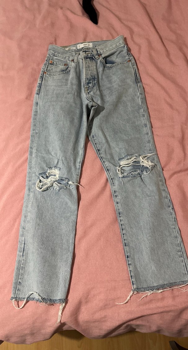 Yırtık Midi Kot Pantolon - Görsel 2