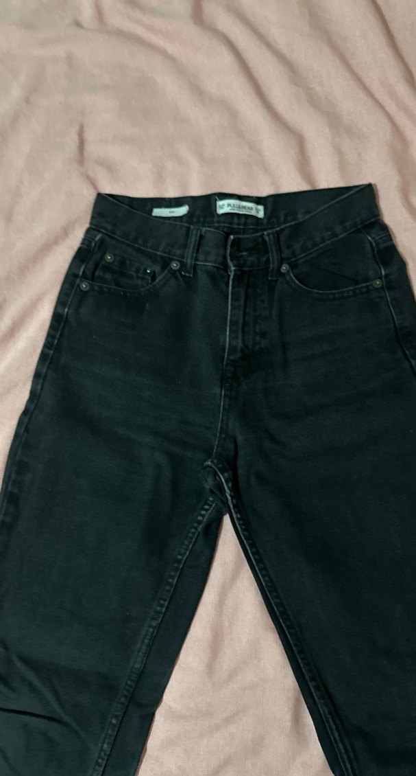 Siyah Kadın Kot Pantolon - Görsel 4