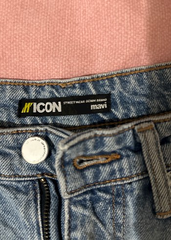 Kadın Normal Boy Bol Kesim Denim Jean - Görsel 3