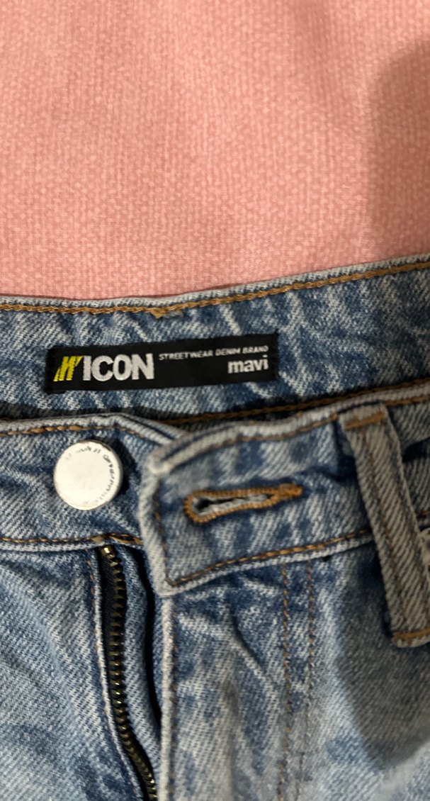 Kadın Normal Boy Bol Kesim Denim Jean - Görsel 3