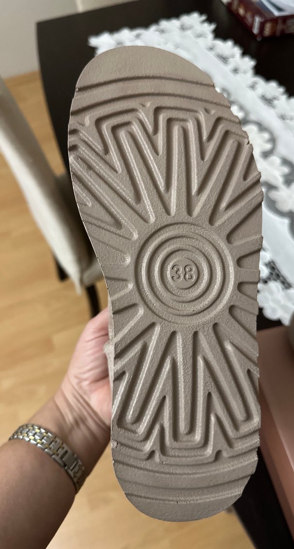 Bej Süet Kadın Dolgu Topuk Bot - Görsel 5