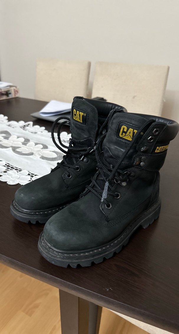 Siyah CATERPILLAR Bağcıklı Kadın Bot - Görsel 5