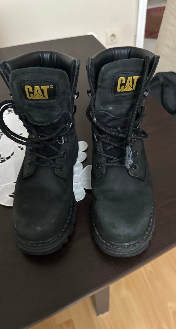 Siyah CATERPILLAR Bağcıklı Kadın Bot - Görsel 4