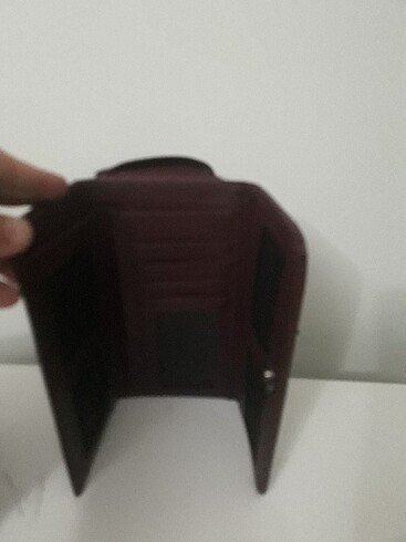  Beden bordo Renk Bayan cüzdan 