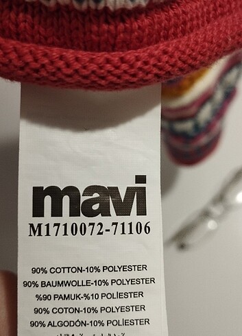 s Beden jakarlı turuncu kazak (mavi) 