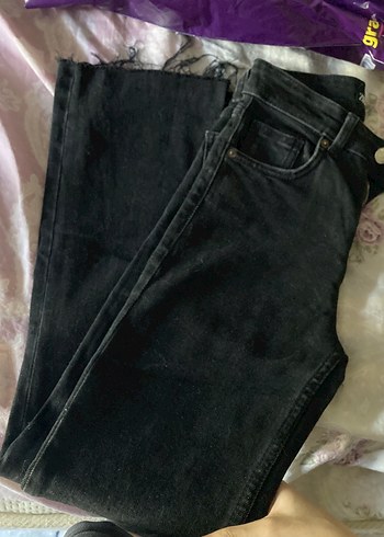 xs Beden Zara Siyah Kadın Denim Jeans