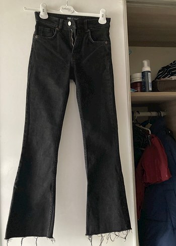 Zara Zara Siyah Kadın Denim Jeans