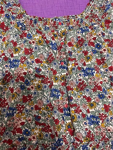 Diğer Çiçekli crop bluz