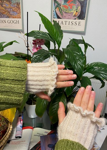 Örgü Bohem Tarzı  Eldiven - Görsel 5