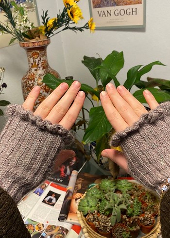 Örgü Bohem Tarzı  Eldiven - Görsel 4