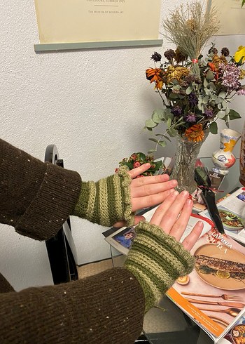 Örgü Bohem Tarzı  Eldiven - Görsel 6