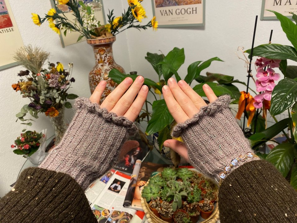 Örgü Bohem Tarzı  Eldiven - Görsel 4