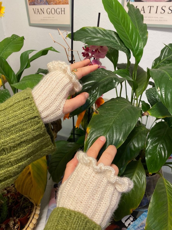 Örgü Bohem Tarzı  Eldiven - Görsel 3