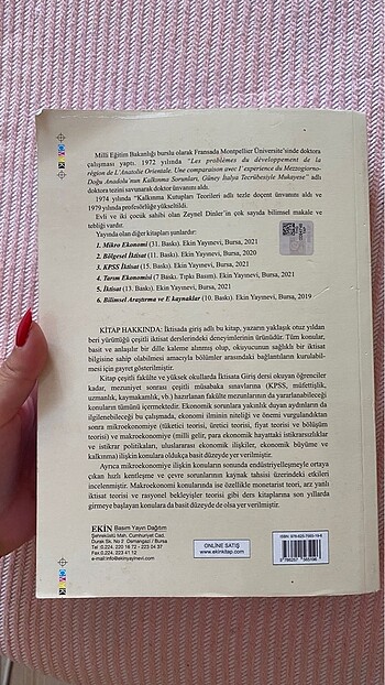 İktisada giriş zeynel dinler 27. Basım