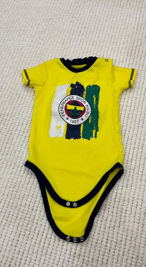 Fenerbahçe Sarı Bebek Kısa Kollu Body - Görsel 2