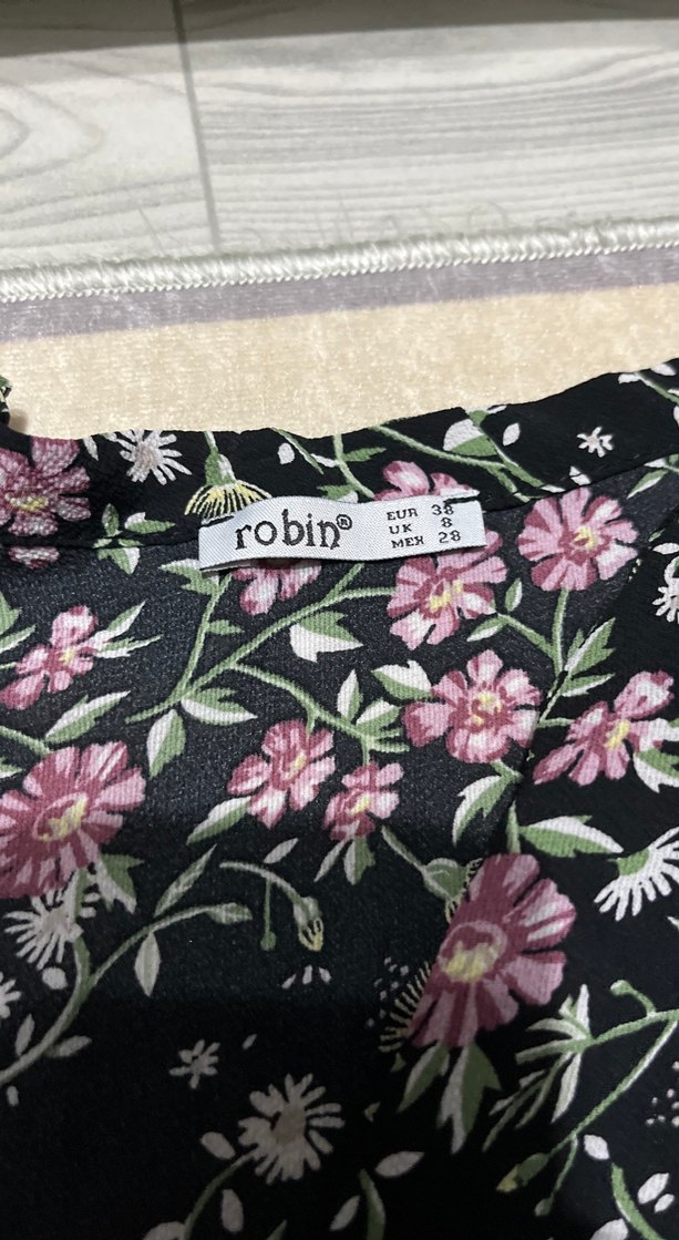 Bohem Renkli Desenli Uzun gömlek - Görsel 3