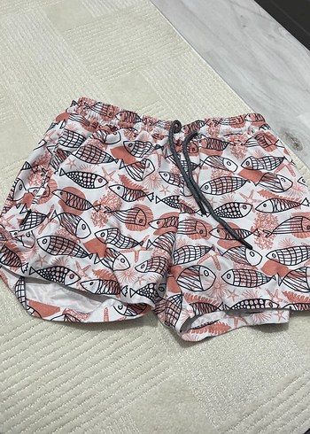 Renkli Baskılı Erkek Çocuk Deniz Şortu - Görsel 4