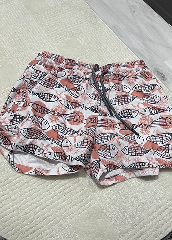 Renkli Baskılı Erkek Çocuk Deniz Şortu - Görsel 3