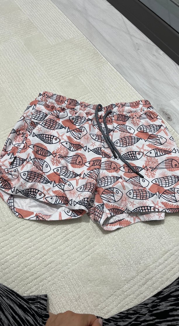 Renkli Baskılı Erkek Çocuk Deniz Şortu - Görsel 2