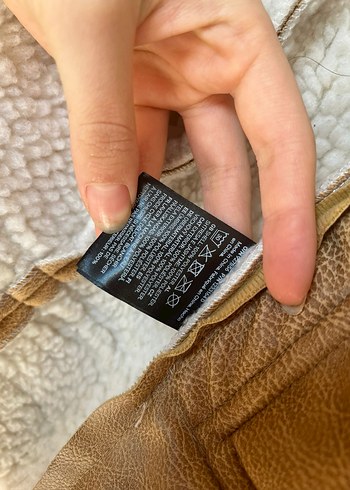 Kadın Bej Süet Kürklü Ceket - Görsel 7